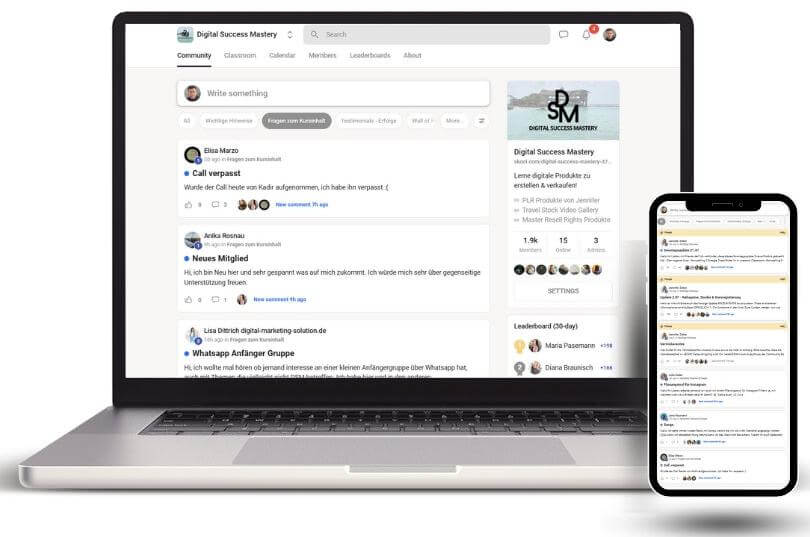 DSM - Digital Success Mastery - Social - Media - mit - ErfolgOnlinekurs