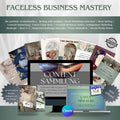 Produktbild von einem Bundle mit 12 Ebooks zum Thema Online Business, Social Media und Faceless Marketing