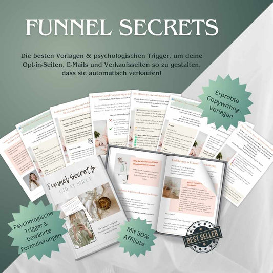 Produktbild zu dem Ebook Funnel Secrets. Baue erfolgreiche Funnels für dein Online Business. Email-Marketing, Social Media
