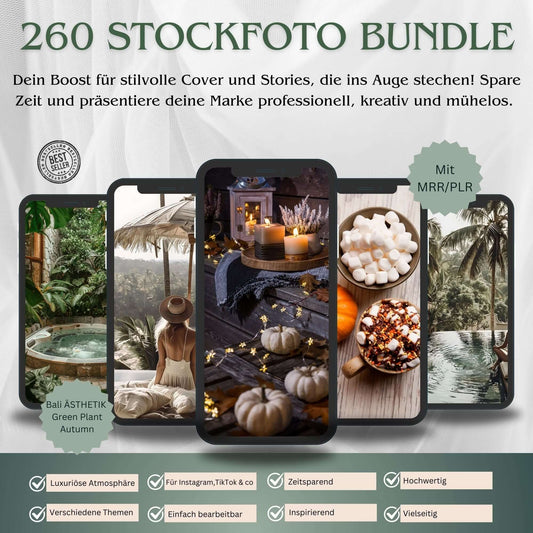 Stockfoto Bundle - Stockfotos für Social Media mit MRR